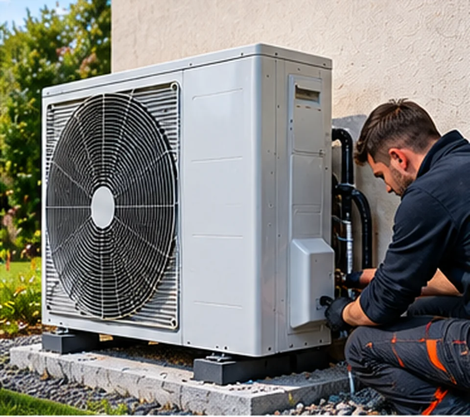 Installation pompe à chaleur air-eau à Dreux par Reb’Energie